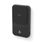Preview: alkaya. | Thor MagSafe kompatible 10.000 mAh Powerbank 3 in1 Induktives laden, Integrierte Kabel und USB Anschlüssen, Schwarz