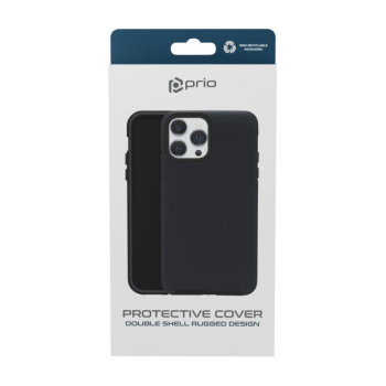 Prio Protective Cover for iPhone 15 Pro (6.1in) black