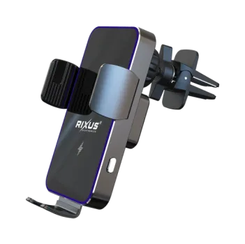 Preview: Rixus RXWC36 Kabellose Kfz-Halterung mit automatischer Sensorik, Schwarz