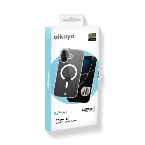 iPhone 17 Clear Case kompatibel mit Magsafe, Tranparent