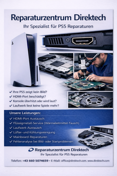 PlayStation 5 Reparatur