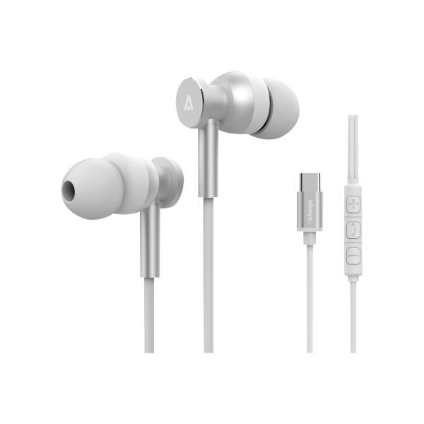 Quantum Direct Sound Kabel Headset Lautstärkenregler | USB-C Anschluss, Weiß